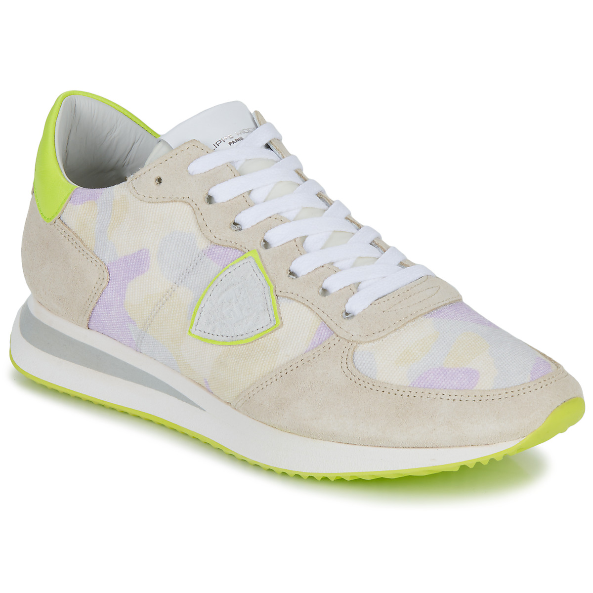 Skor Dam Sneakers Philippe Model TRPX LOW WOMAN Flerfärgad / Gul / Neon