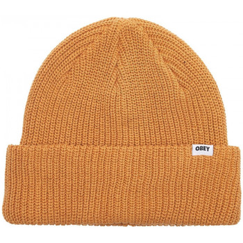 Accessoarer Herr Mössor Obey Bold organic beanie Brun