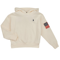 textil Flickor Sweatshirts Polo Ralph Lauren MULTIPPPOHOO-KNIT SHIRTS-SWEATSHIRT Vit