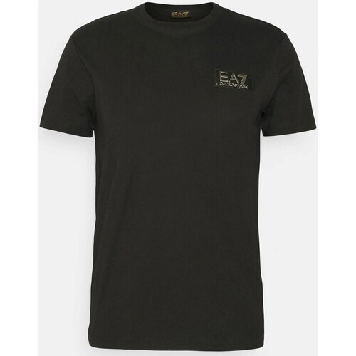 textil Herr T-shirts Ea7 Emporio Armani  Flerfärgad