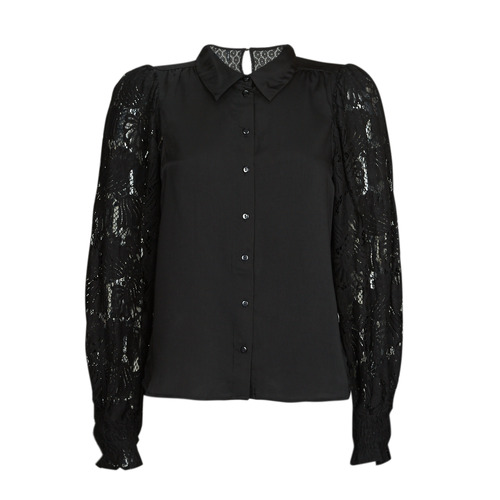 textil Dam Skjortor / Blusar Vero Moda VMCABENA L/S SHIRT WVN BTQ Svart