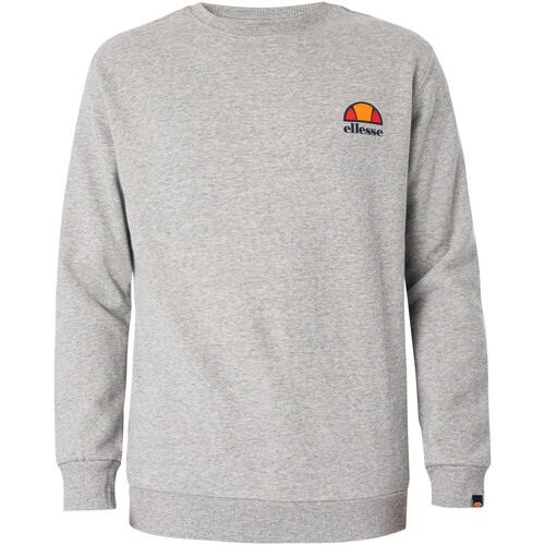 textil Herr Sweatshirts Ellesse Diveria Sweatshirt med vänster bröst Grå