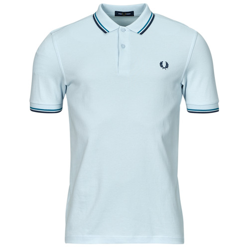 textil Herr Kortärmade pikétröjor Fred Perry TWIN TIPPED FRED PERRY SHIRT Blå / Marin