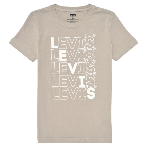 textil Pojkar T-shirts Levi's LEVI'S LOUD TEE Beige