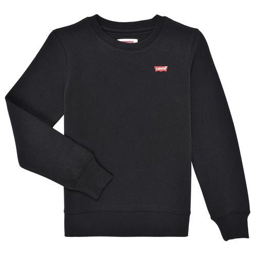 textil Pojkar Sweatshirts Levi's MINI LOGO CREWNECK SWEATSH Svart