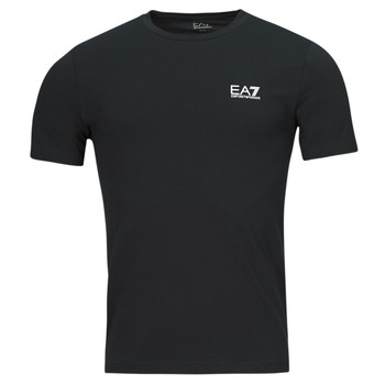 textil Herr T-shirts Emporio Armani EA7 CORE IDENTITY TSHIRT Marin