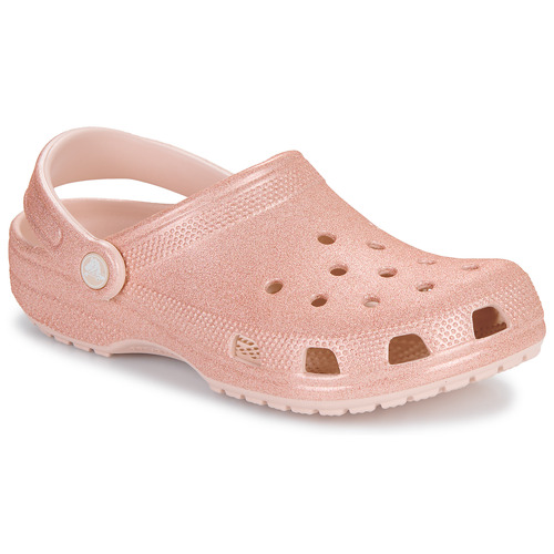 Skor Dam Träskor Crocs Classic Glitter Clog Rosa / Glitter