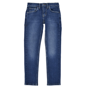 textil Pojkar Stuprörsjeans Levi's LVB 512 SLIM TAPER JEAN Blå