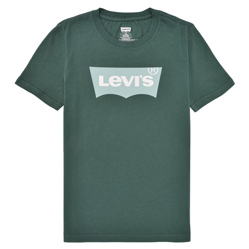 textil Pojkar T-shirts Levi's LVB BATWING TEE Grön