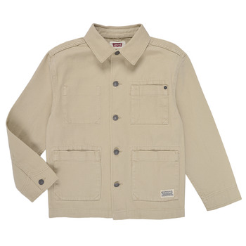 textil Pojkar Jackor & Kavajer Levi's LVB CHORE JACKET Beige