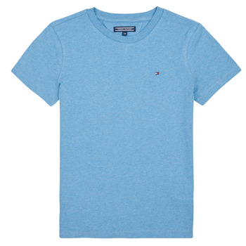 textil Pojkar T-shirts Tommy Hilfiger BOYS BASIC CN KNIT S/S Blå