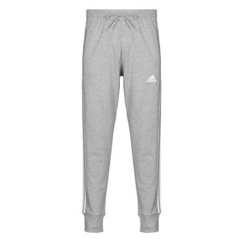 textil Herr Joggingbyxor Adidas Sportswear Essentials French Terry Tapered Cuff 3-Stripes Joggers Grå