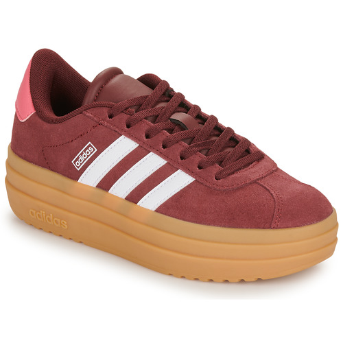 Skor Flickor Sneakers Adidas Sportswear VL COURT BOLD J Bordeaux / Rosa