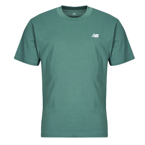 textil Herr T-shirts New Balance SMALL LOGO JERSEY TEE Grön