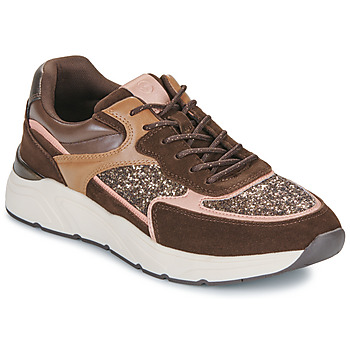 Skor Dam Sneakers Tamaris OUDINIS Brun / Silver