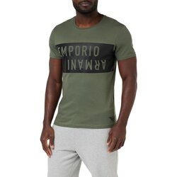 textil Herr T-shirts Emporio Armani 211818 4R476 Grön