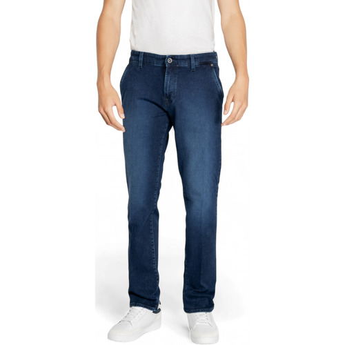 textil Herr Stuprörsjeans Gas ALBERT S.CHINO A7647 15MD Blå