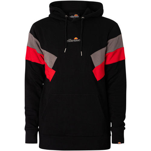 textil Herr Sweatshirts Ellesse Sallas Pullover Hoodie Svart