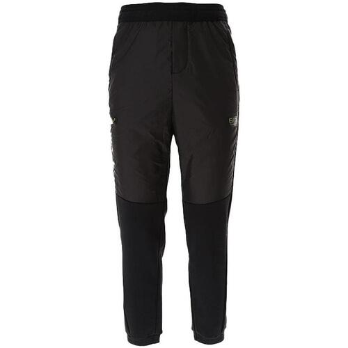 textil Herr Joggingbyxor Ea7 Emporio Armani FUROR7 Technical Jogger - Black Grå