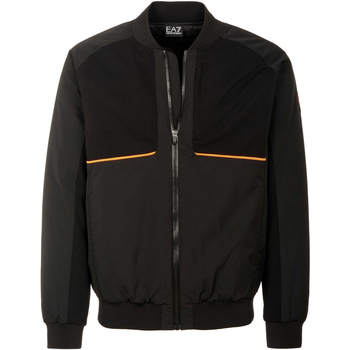 textil Herr Sweatjackets Ea7 Emporio Armani  Svart