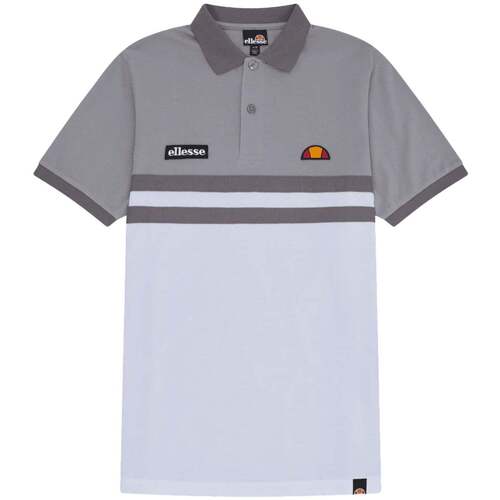 textil Herr T-shirts & Pikétröjor Ellesse Muccia Polo Shirt Navy White/Grey Vit