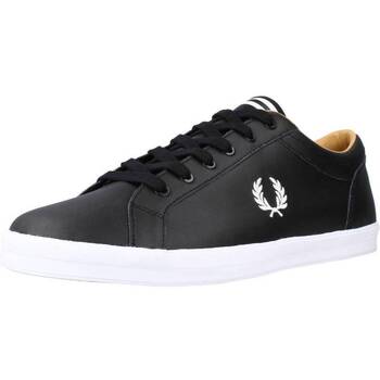 Skor Herr Sneakers Fred Perry B1228 Svart