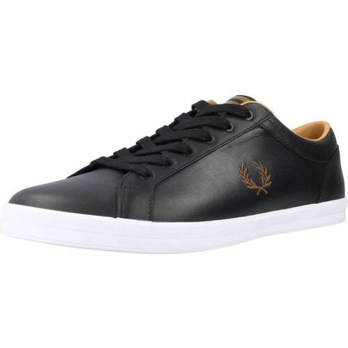 Skor Herr Sneakers Fred Perry BASELINE LEATHER Svart