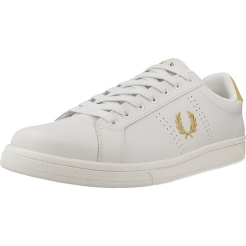 Skor Herr Sneakers Fred Perry B721 LEATHER Vit