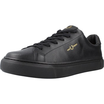 Skor Herr Sneakers Fred Perry B71 TUMBLED LEATHER Svart