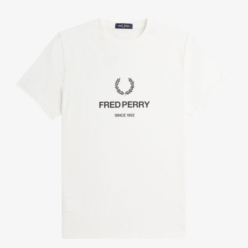 textil Herr T-shirts & Pikétröjor Fred Perry M8588FP Vit