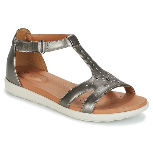 Skor Dam Sandaler Clarks UN REISEL MARA Silver