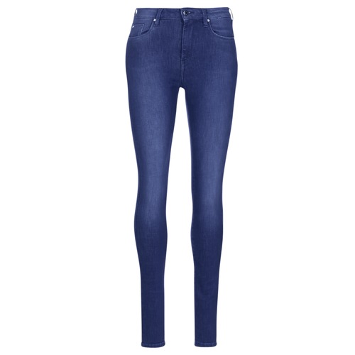 textil Dam Skinny Jeans Pepe jeans REGENT Blå