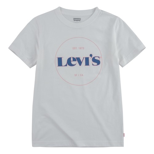 Oblačila Dečki Majice s kratkimi rokavi Levi's 9ED415-001 Bela