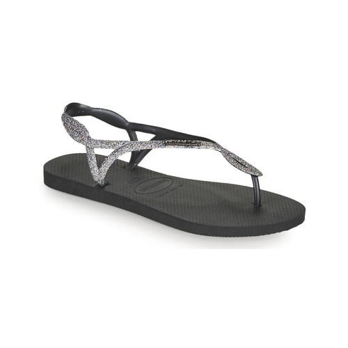 Čevlji  Ženske Sandali & Odprti čevlji Havaianas LUNA PREMIUM II Črna / Siva