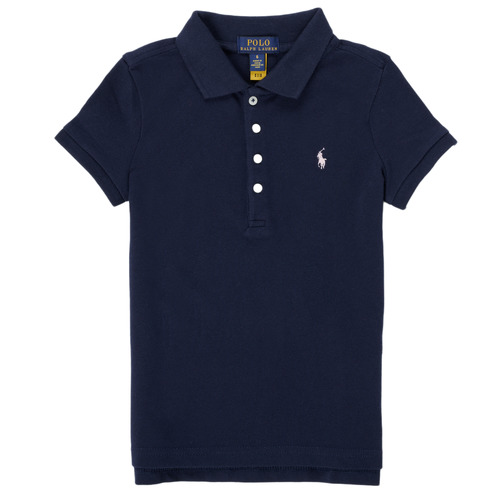 Oblačila Deklice Polo majice kratki rokavi Polo Ralph Lauren TOULLA Modra