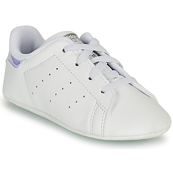 Čevlji  Deklice Nizke superge adidas Originals STAN SMITH CRIB Bela / Srebrna