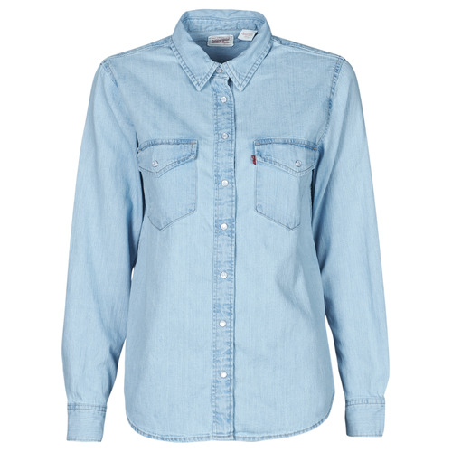 Oblačila Ženske Srajce & Bluze Levi's ESSENTIAL WESTERN Modra