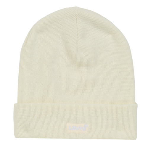 Tekstilni dodatki Ženske Kape Levi's WOMEN S SLOUCHY BEANIE Bela