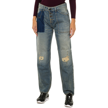 Oblačila Ženske Jeans straight Armani jeans 6Y5J13-5D2YZ-1500 Modra