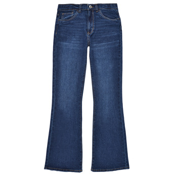 Oblačila Deklice Kavbojke bootcut Levi's HIGH RISE CROP FLARE Modra