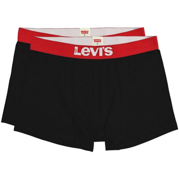 Spodnje perilo Moški Boksarice Levi's Boxer 2 Pairs Briefs Črna