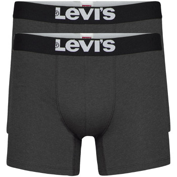 Spodnje perilo Moški Boksarice Levi's Boxer 2 Pairs Briefs Siva