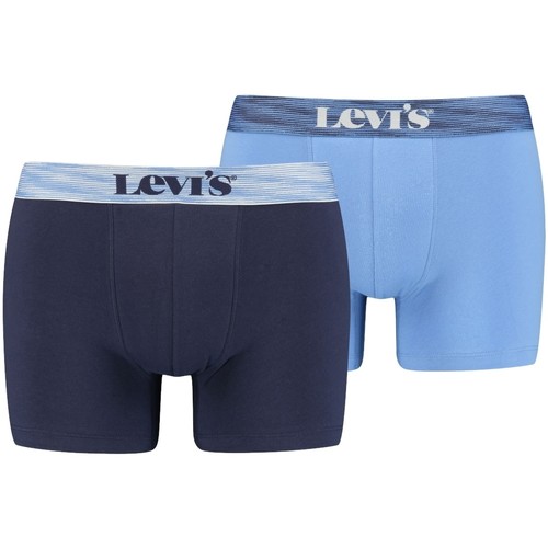 Spodnje perilo Moški Boksarice Levi's Boxer 2 Pairs Briefs Modra