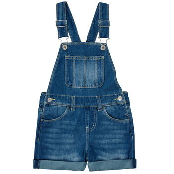 Oblačila Deklice Kombinezoni Levi's RAILROAD STRIPE SHORTALL LOW / Down