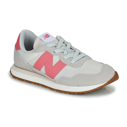 Čevlji  Deklice Nizke superge New Balance 237 Bela / Rožnata