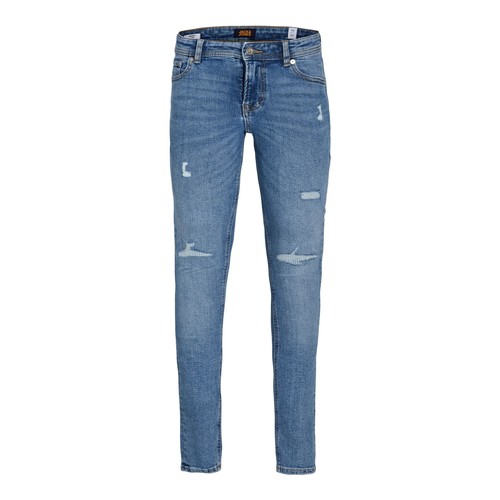 Oblačila Dečki Kavbojke slim Jack & Jones JJILIAM JJORIGINAL Modra