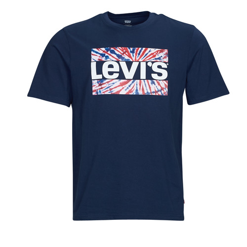 Oblačila Moški Majice s kratkimi rokavi Levi's SS RELAXED FIT TEE Sw / Oděv /  modra