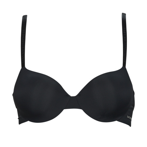 Spodnje perilo Ženske Z oporo  Emporio Armani INVISIBLE BRA 2LOOP Črna