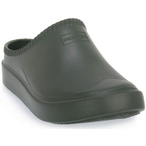 Čevlji  Ženske Natikači Hunter LINEN IN OUT BLOOM FOAM CLOG Zelena