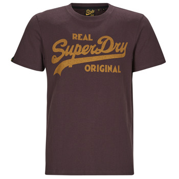 Oblačila Moški Majice s kratkimi rokavi Superdry VL PREMIUM GOODS GRAPHIC TEE Bordo